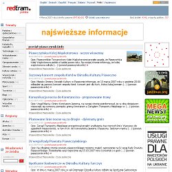 Współpraca serwisu powiatu piaseczyńskiego z RedTram News Search Engine