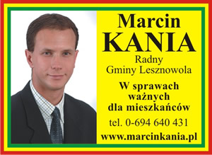 Marcin Kania - Radny Gminy Lesznowola