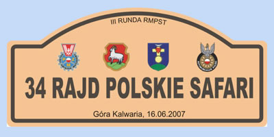 34 Rajd Polskie Safari II Runda Rajdowych Mistrzostw Polski Samochodów Terenowych w Górze Kalwarii