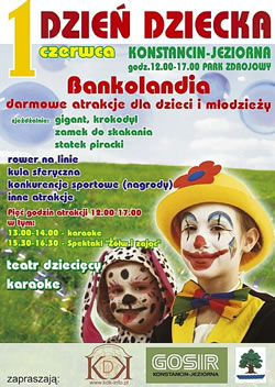 Festyn na Dzień Dziecka Park Zdrojowy Konstancin-Jeziorna