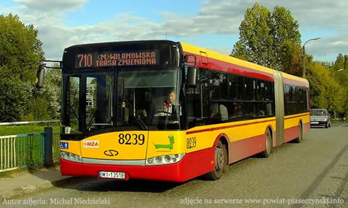 Zmieniona trasa autobusu 710