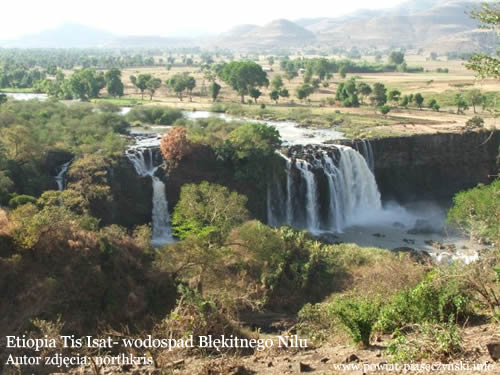Etiopia Tis Siat wodospad Błękitnego Nilu