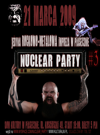 Nuclear Party Piaseczno vol 3 impreza rockowo-metalowa