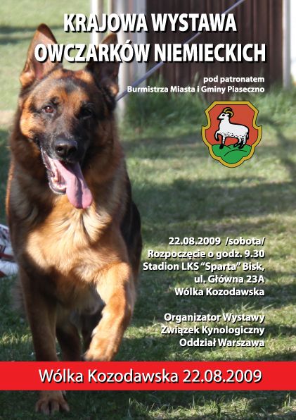 Krajowa Wystawa Owczarków Niemieckich German Shepherd Dogs National Show