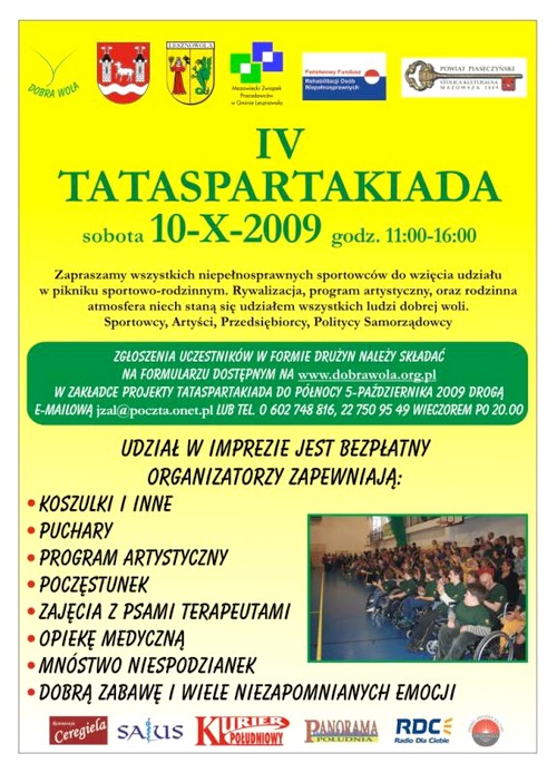 Tataspartakiada 2009 w £azach Stowarzyszenie Dobra Wola
