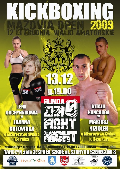 Mazovia Open Runda Zero Fight Night w Tarczynie