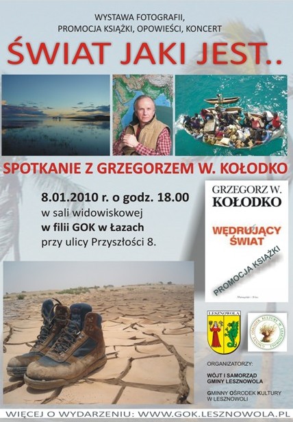Wystawa fotografii promocja książki Grzegorza W. Kołodko