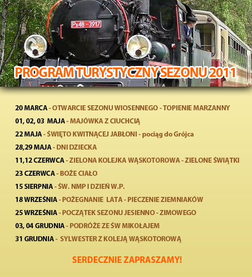 Piaseczyńska Kolej Wąskotorowa - sezon 2011