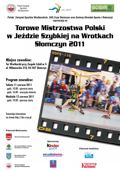 Mistrzostwa Polski w Jeździe na Wrotkach w Słomczynie