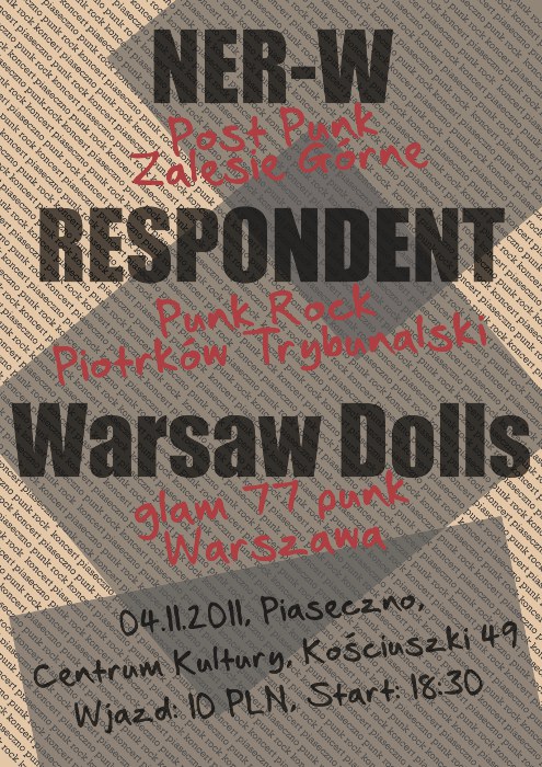 RESPONDENT, WARSAW DOLLS, NER-W - ZAGRAJ¡ W PIASECZNIE