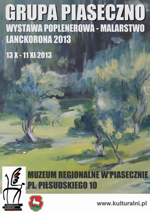 LANCKORONA 2013 - poplenerowa wystawa malarstwa Grupy Piaseczno