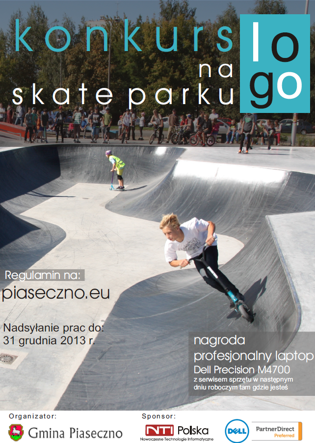 Konkurs na logotyp skateparku w Piasecznie