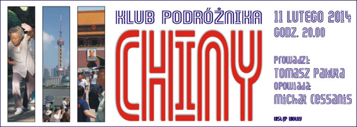 CHINY - Klub Podróżnika w Piasecznie