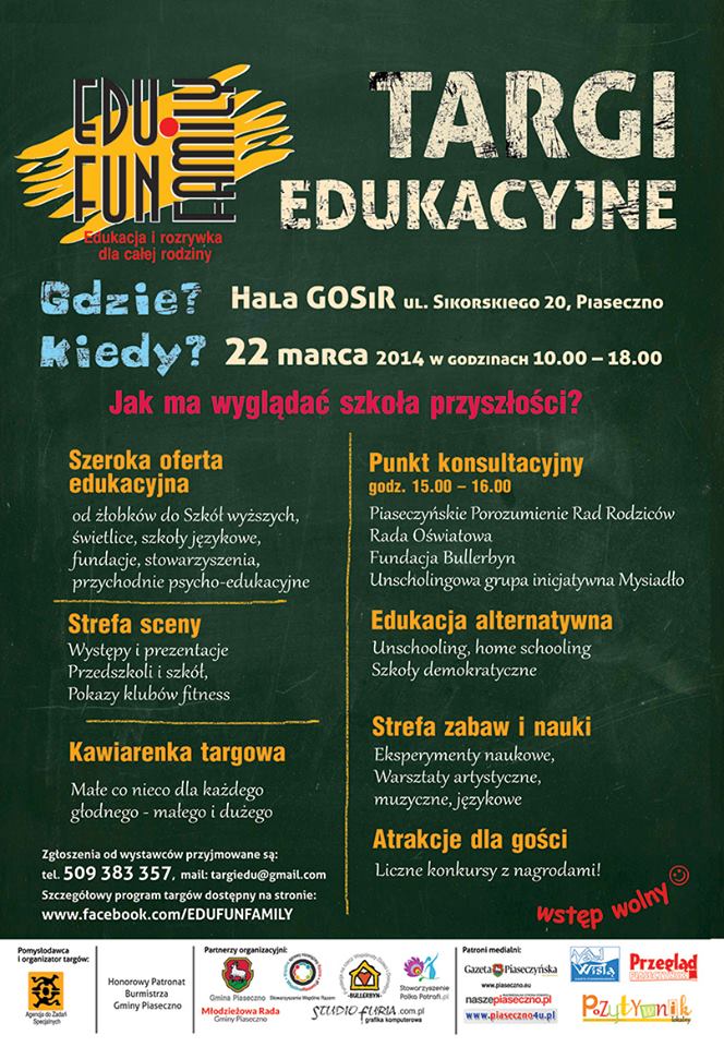 Piaseczyńskie Targi Edukacyjne EDU FUN FAMILY w GOSiR Piaseczno