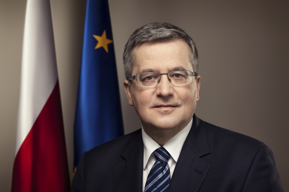 Prezydent Rzeczypospolitej Polskiej Bronisław Komorowski