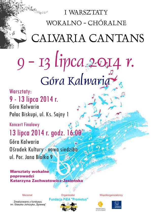 Calvaria Cantans warsztaty chóralno - wokalne w Górze Kalwarii