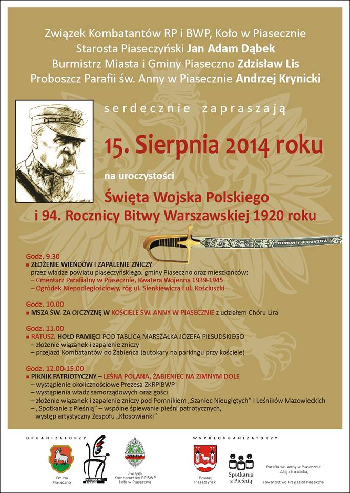 Święto Wojska Polskiego i 94 rocznica Bitwy Warszawskiej 1920 r.