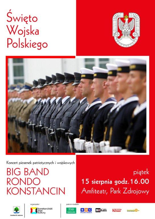 BIG BAND RONDO KONSTANCIN zagra koncert z okazji Święta Wojska Polskiego