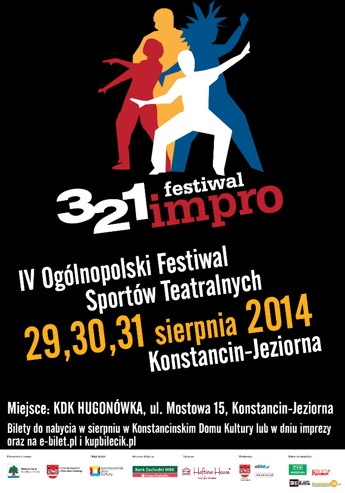 IV Festiwal Sportów Teatralnych 321 IMPRO w Konstancinie-Jeziornie