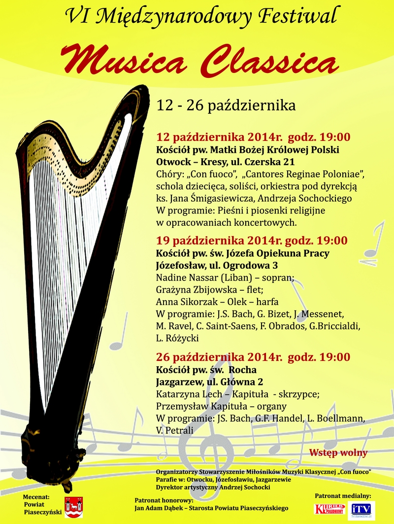 Międzynarodowy Festiwal Musica Classica w Józefosławiu i Jazgarzewie