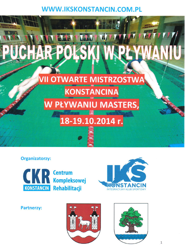 VII Otwarte Mistrzostwa Konstancina w Pływaniu Masters