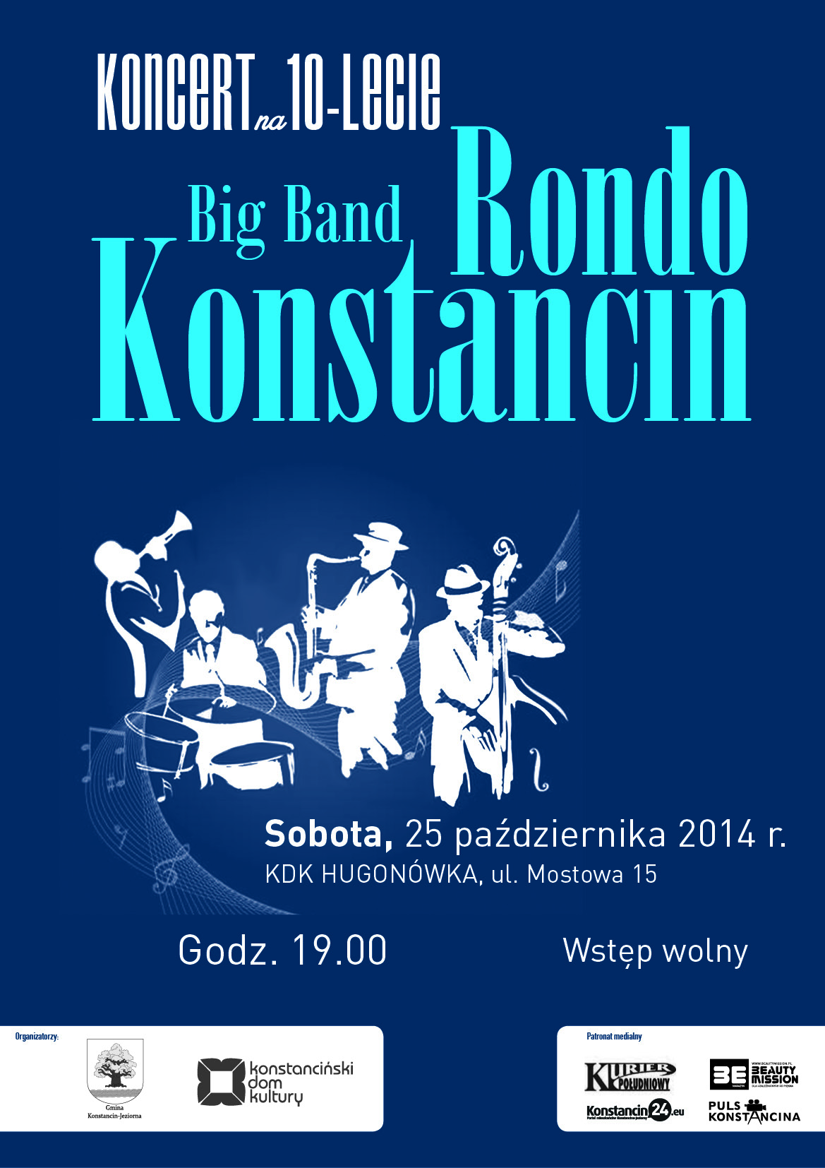 Jubileuszowy koncert zespołu Big Band RONDO Konstancin
