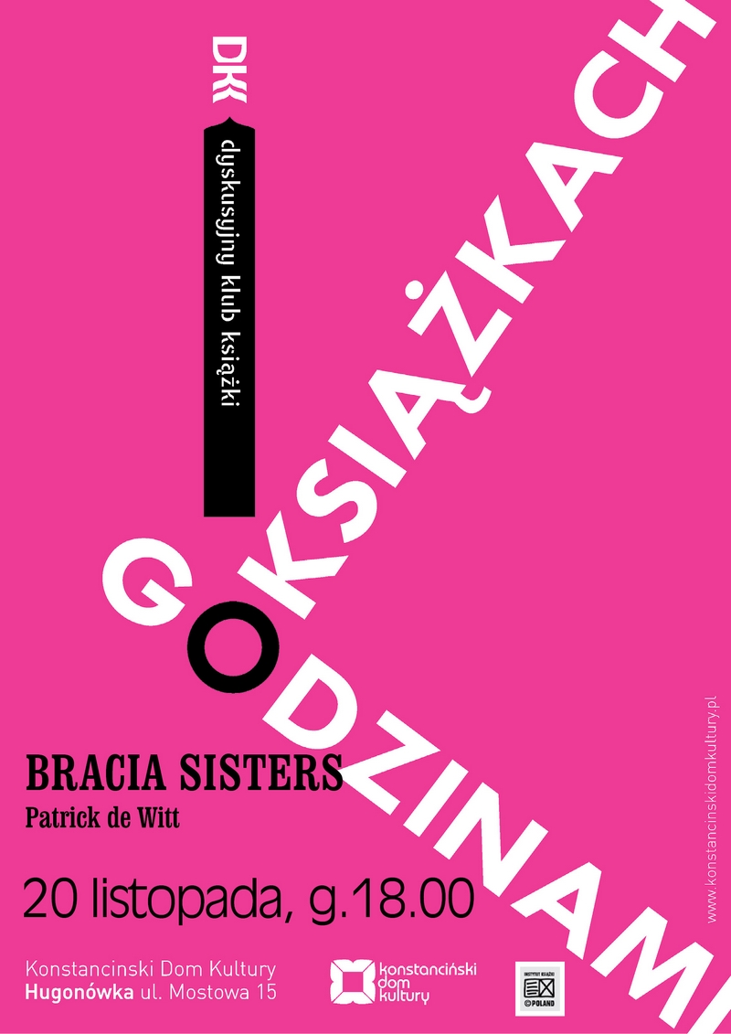 Bracia Sisters Patrick de Witt - Dyskusyjny Klub Książki Konstancin