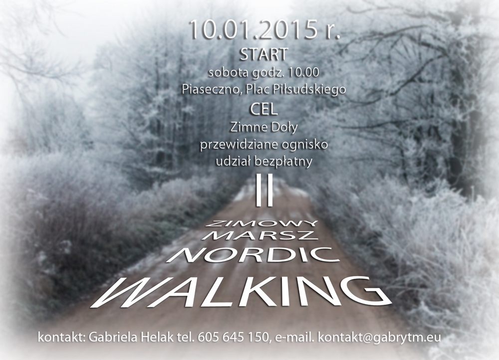 II Zimowy Marsz Nordic Walking