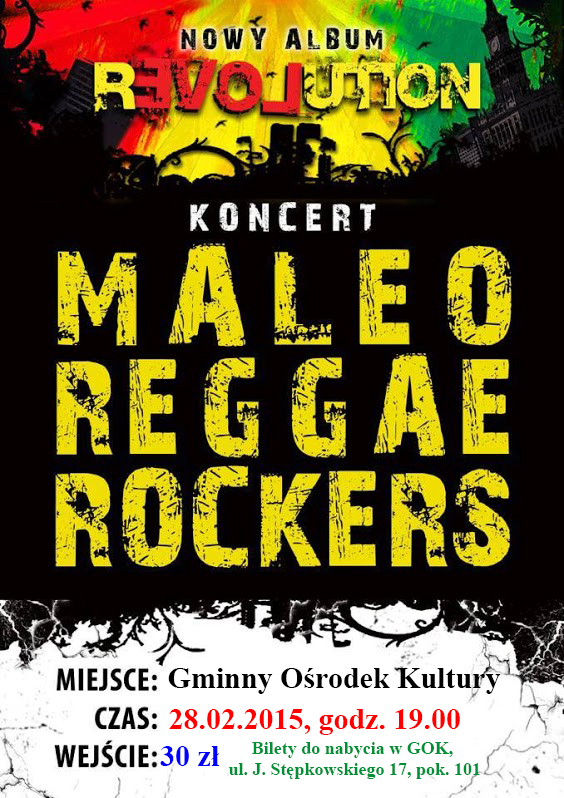 Maleo Reggae Rockers w Tarczynie