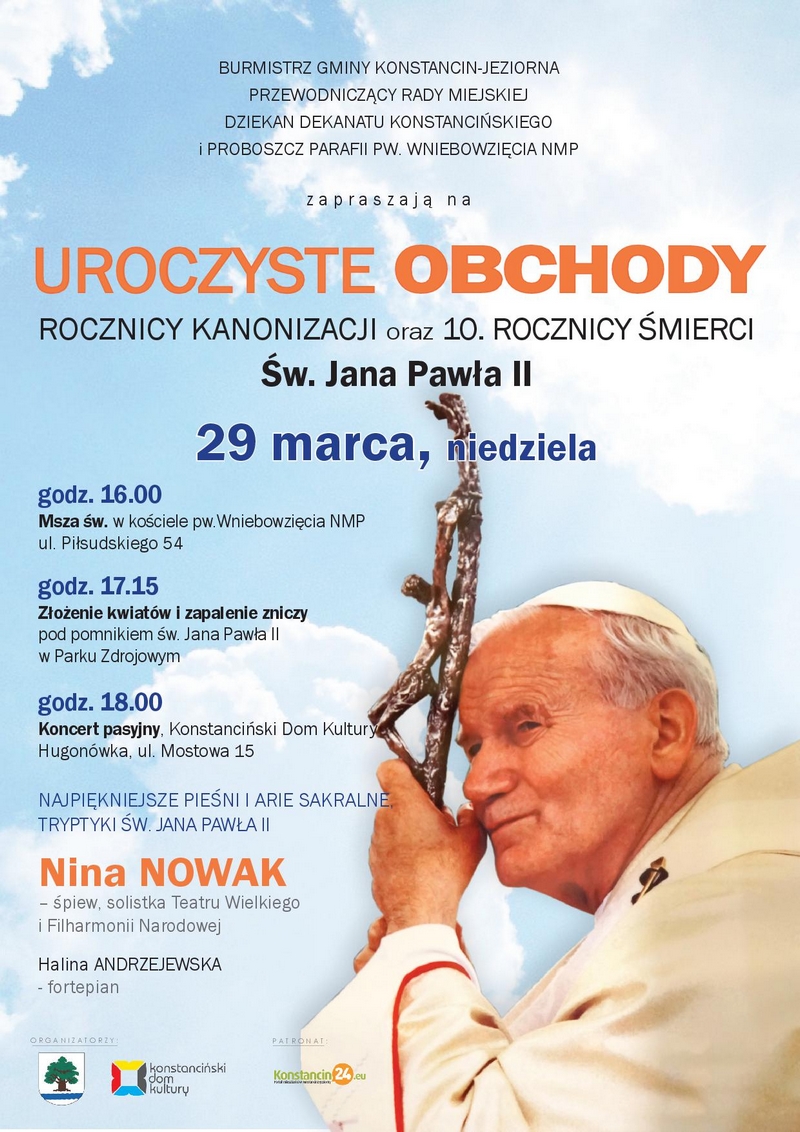 Koncert ku czci św. Jana Pawła II