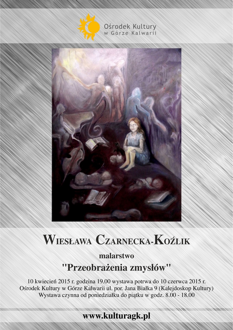 Wystawa malarstwa i rysunku Wiesławy Czrneckiej - Koźlik