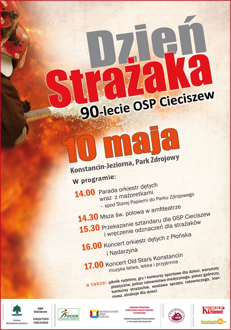 Dzień Strażaka w Konstancinie-Jeziornie - 90-lecie OSP Cieciszew