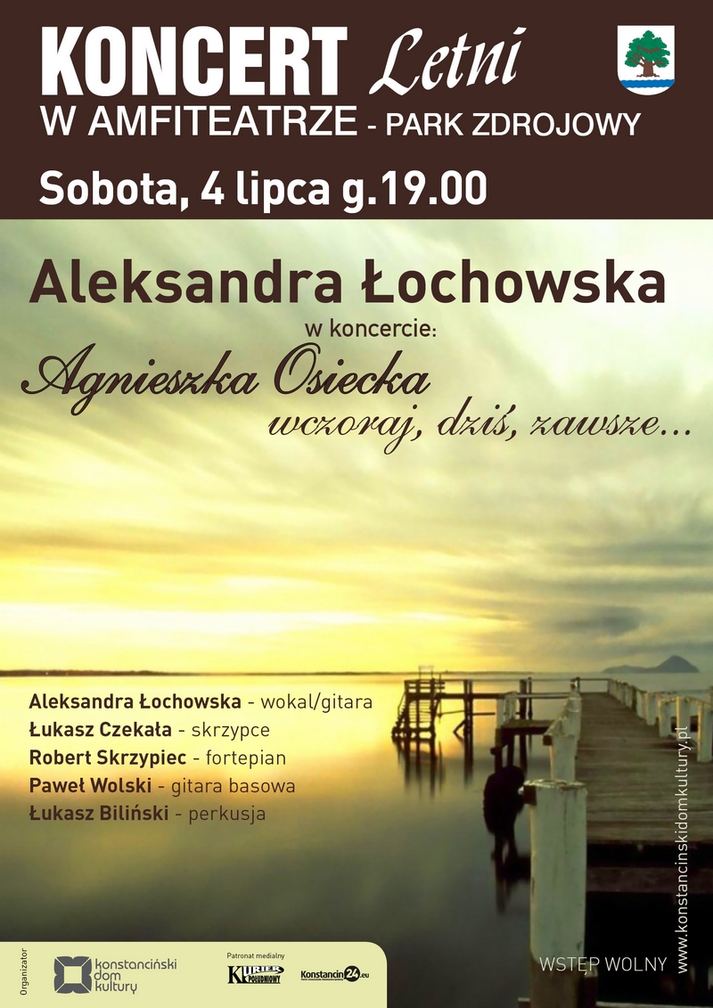 Aleksandra Łochowska - koncert letni w Konstancinie-Jeziornie