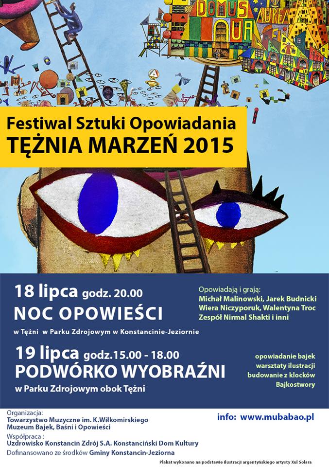 Festiwal Sztuki Opowiadania TĘŻNIA MARZEŃ 2015 w Konstancinie
