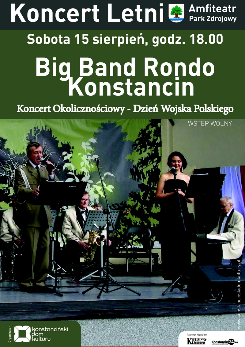 Koncert Big Band Rondo Konstancin w Dniu Wojska Polskiego