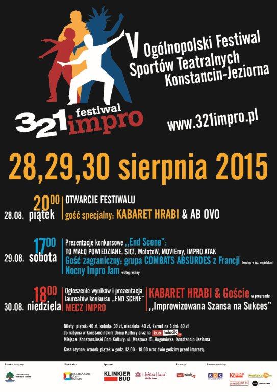 V Ogólnopolski Festiwal Sportów Teatralnych 321impro 2015