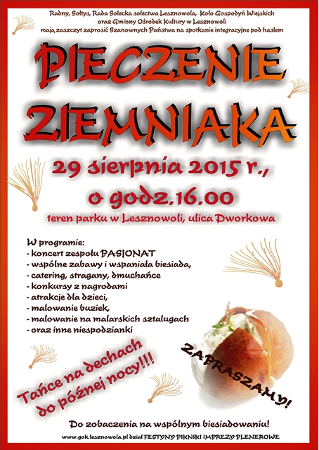 Pieczenie Ziemniaka rodzinny piknik sołectwa Lesznowola 2015