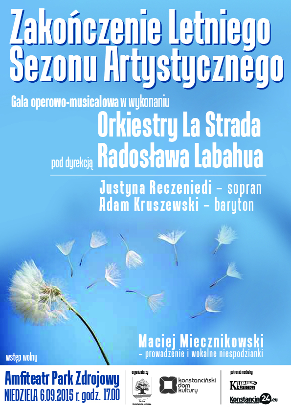 Orkiestra La Strada na gali operowo-operetkowo-musicalowej w Konstancinie-Jeziornie
