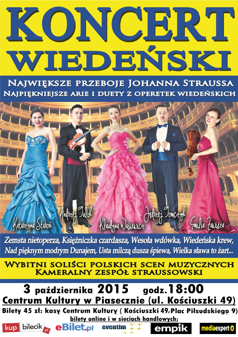 Koncert Wiedeński największych przebojów Johanna Straussa