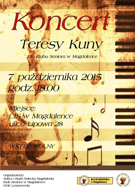 Koncert Teresy Kuny w Magdalence