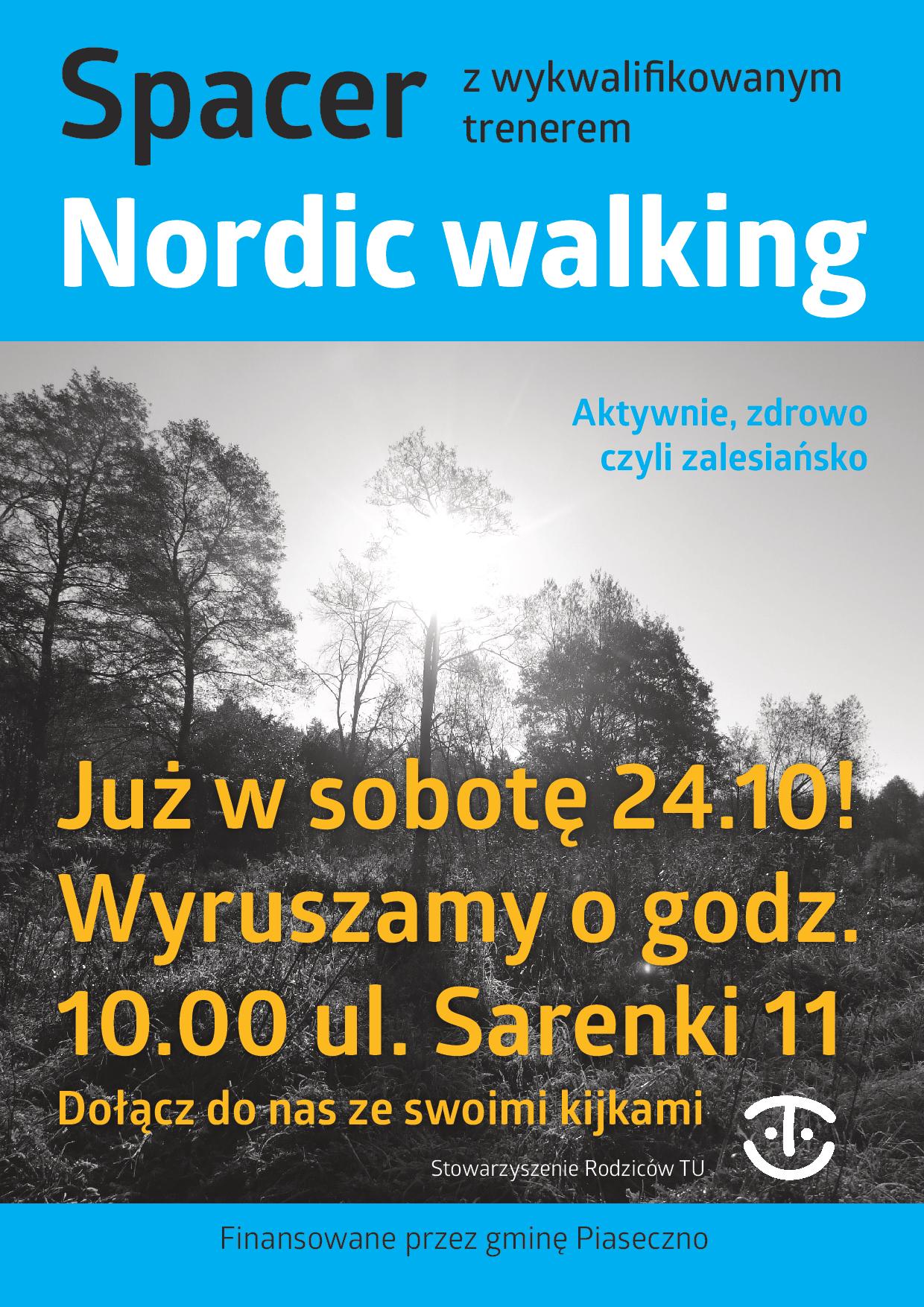 Spacer Nordic Walking Zalesie Górne