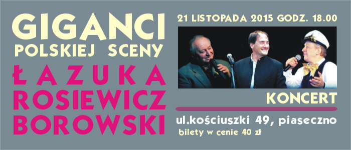 Koncert Giganci Polskiej Sceny