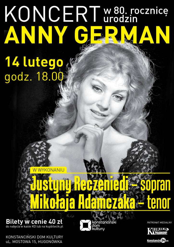 Koncert z okazji osiemdziesiątej rocznicy urodzin Anny German