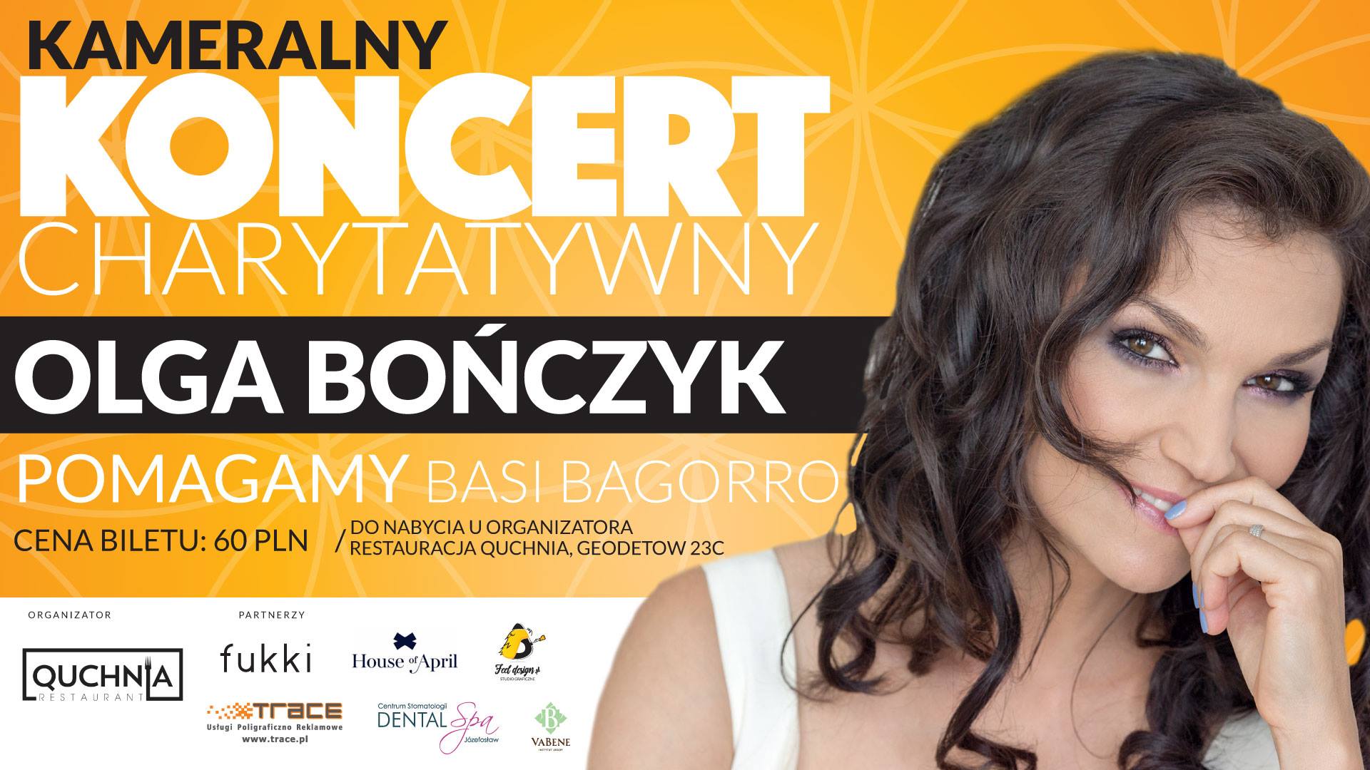 Olga Bończyk Kameralny Koncert Charytatywny dla Basi Bagorro 