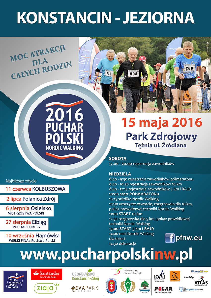 Puchar Polski Nordic Walking w Konstancinie-Jeziornie