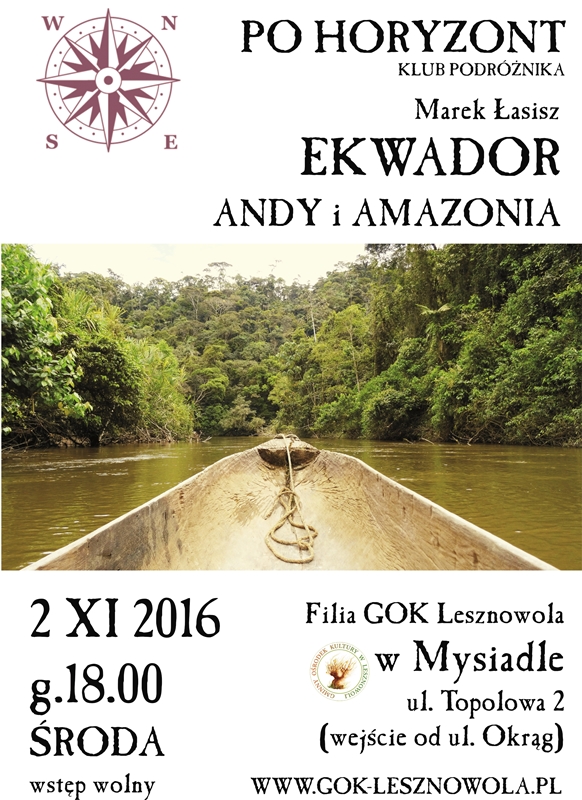 EKWADOR ANDY I AMAZONIA - KLUB PODRÓŻNIKA PO HORYZONT MYSIADŁO