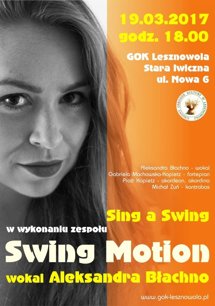 SING A SWING - KONCERT ZESPOŁU SWING MOTION W STAREJ IWICZNEJ