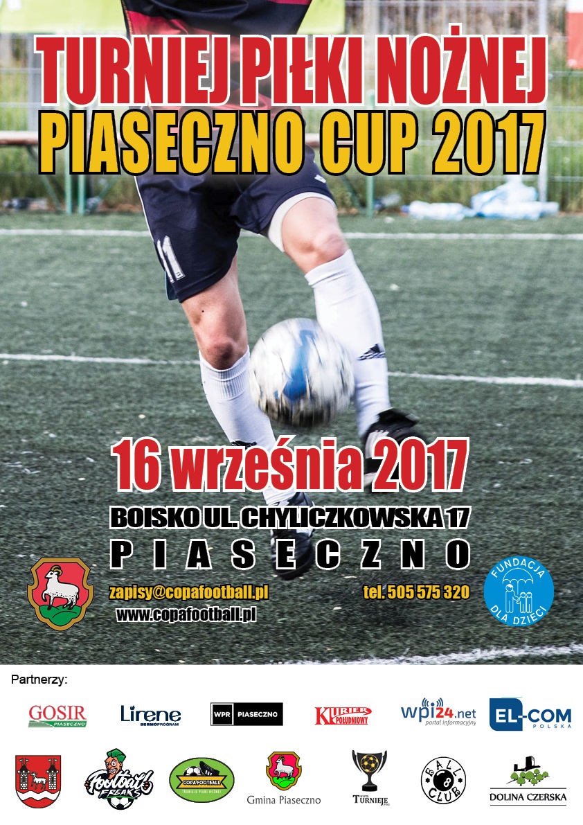 PIASECZNO CUP 2017 - TURNIEJ PIŁKI NOŻNEJ