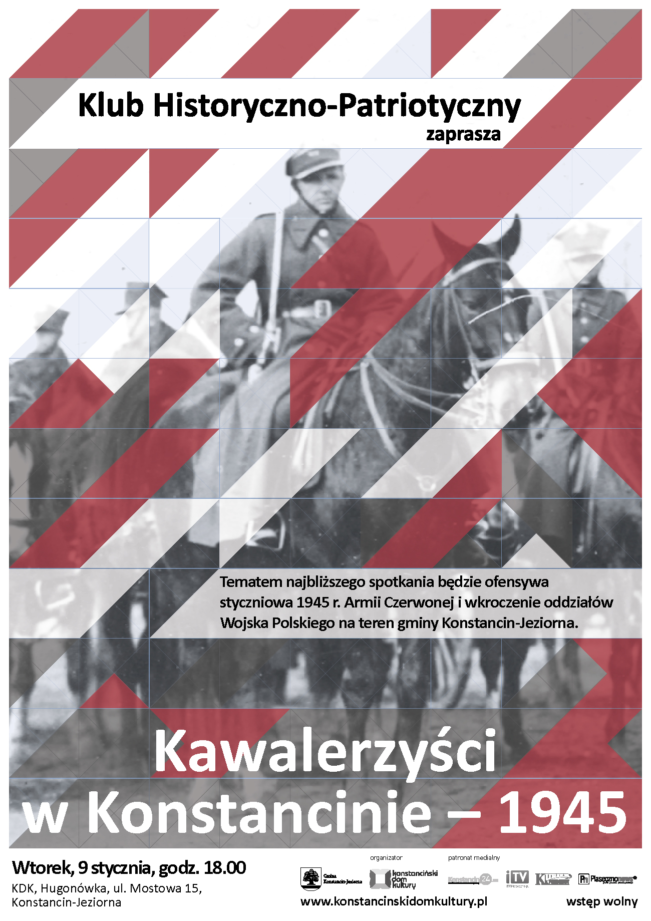 KAWALERZYŚCI W KONSTANCINIE 1945 R. - KLUB HISTORYCZNO-PATRIOTYCZNY KONSTANCIN-JEZIORNA