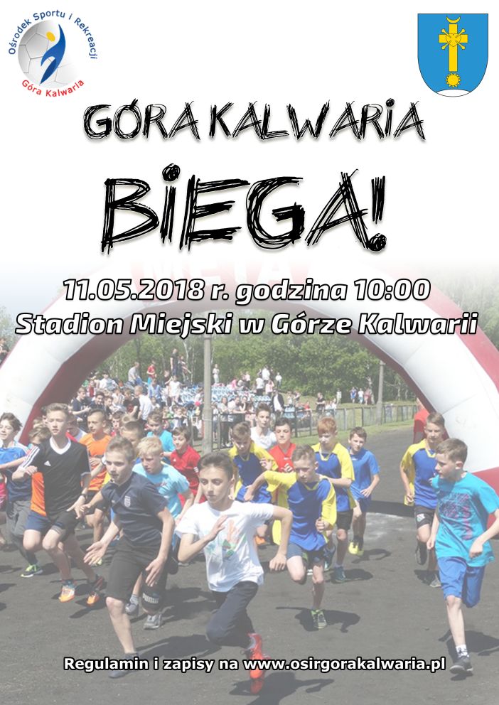 GÓRA KALWARIA BIEGA 2018 - STADION MIEJSKI W GÓRZE KALWARII